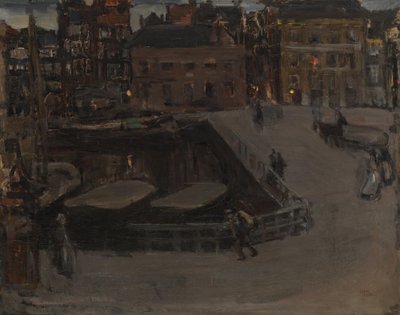 Damrak le soir - Isaac Israels