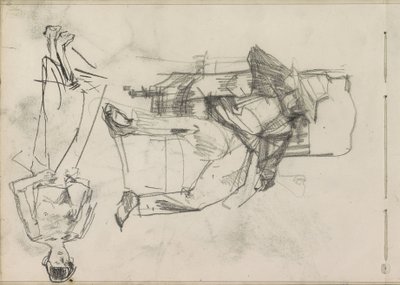 Homme sur une chaise et une femme debout - Isaac Israels