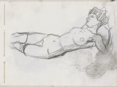 Nu féminin allongé - Isaac Israels