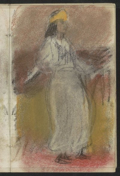 Femme debout en vêtements orientaux - Isaac Israels