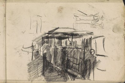 Vue de rue le soir - Isaac Israels