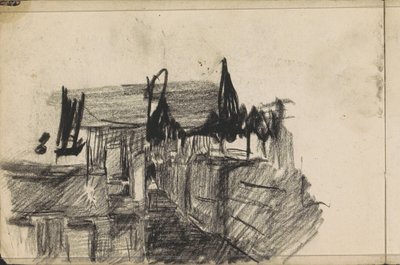 Vue de rue avec des figures - Isaac Israels