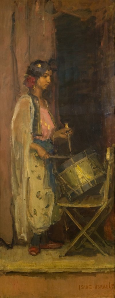 La joueuse de tambour égyptienne - Isaac Israels