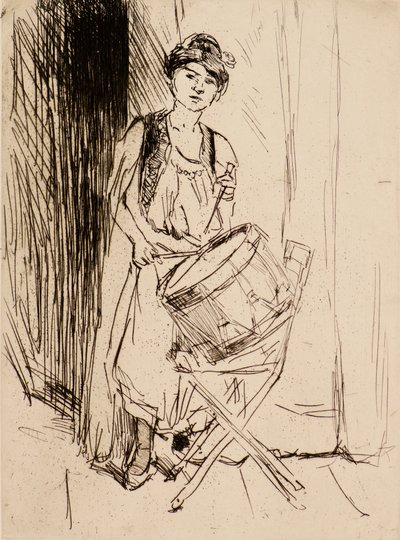 La dame au tambour - Isaac Israels