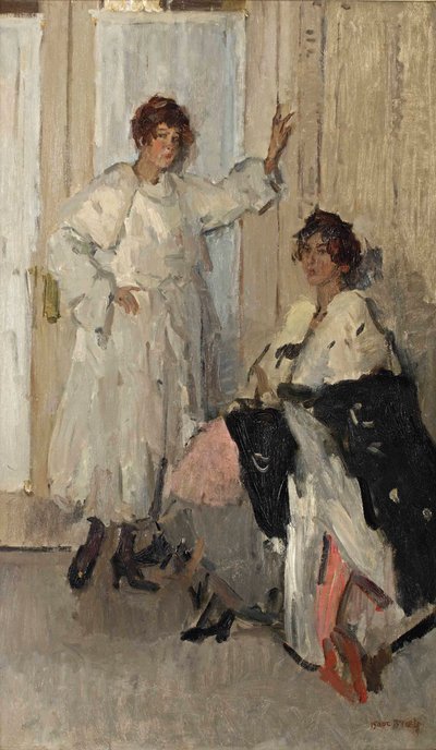 Les mannequins Ippy et Gertie chez Hirsch, Amsterdam, vers 1915-17 - Isaac Israels