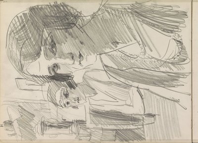 Deux femmes à une table, peut-être sur une terrasse - Isaac Israels
