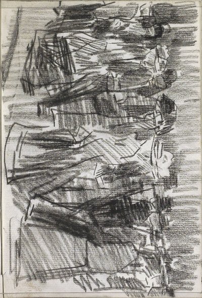 Femmes et hommes dans la rue - Isaac Israels