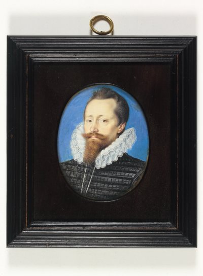 Un gentilhomme, peut-être Edward Cecil, vicomte de Wimbledon (aquarelle sur vélin) - Isaac Oliver