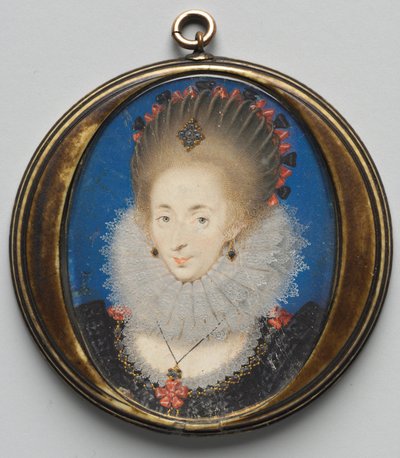 Portrait de Lucy Russell, comtesse de Bedford - Isaac Oliver