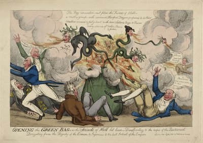 Ouverture du sac vert - Isaac Robert (attr. to) Cruikshank