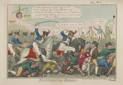 Héros de Manchester, 1819 - Isaac Robert Cruikshank