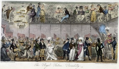 Le Royal Saloon Piccadilly - Isaac Robert Cruikshank
