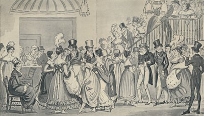 Dans le salon à Covent Garden - Isaac, Robert and George Cruikshank