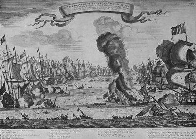 La Bataille de Barfleur, vers 1695, 1924 - Isaac Sailmaker