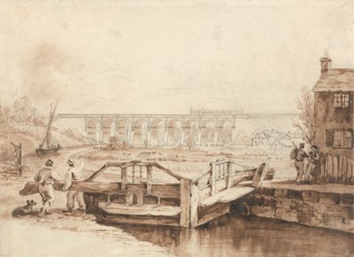 Le viaduc sur le canal de Sankey - Isaac Shaw