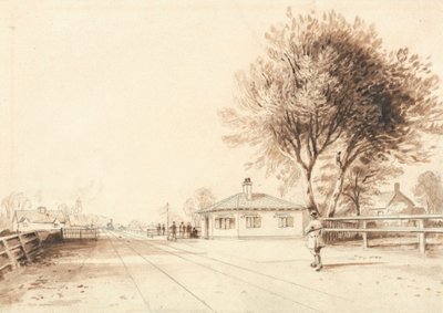 Vue sur la ligne du chemin de fer de Liverpool et Manchester - Isaac Shaw