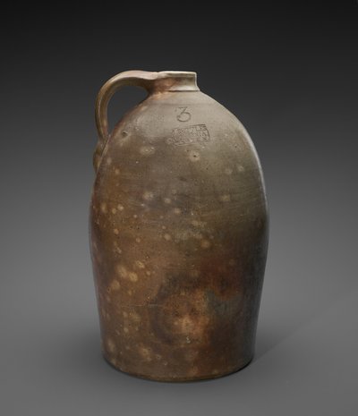 Cruche, vers 1873-1882 - Isaac Suttles Pottery