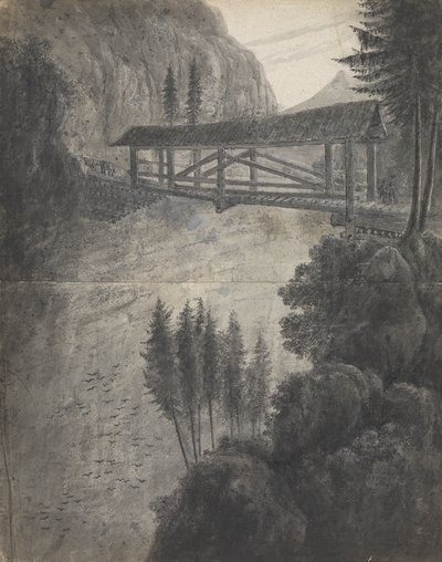 Grisons / Vue vers les montagnes de Glarnisch (Suisse) - Isaac Weld