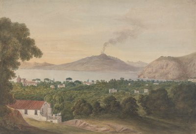Vésuve à travers la baie de Naples - Isaac Weld