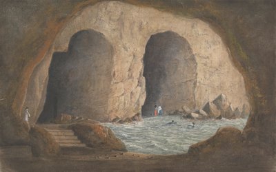 Vue des grottes de Syrini - Sorrente / Baie de Naples - Isaac Weld