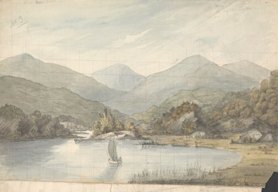 Vue sur la rivière entre les lacs - Isaac Weld