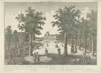 Vue du Buitenhof à La Haye - Isaac van Haastert