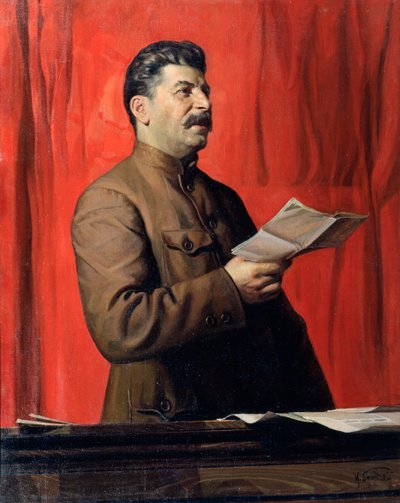 Portrait de Joseph Staline - Isaak Israilevich Brodsky