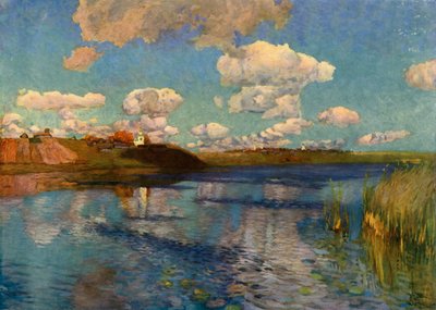 Une journée ensoleillée au bord du lac, 1899-1900 - Isaak Ilyich Levitan