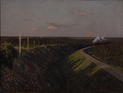 Un train en route, années 1890 - Isaak Ilyich Levitan
