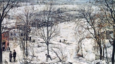 Campagne en hiver - Isaak Israilevich Brodsky