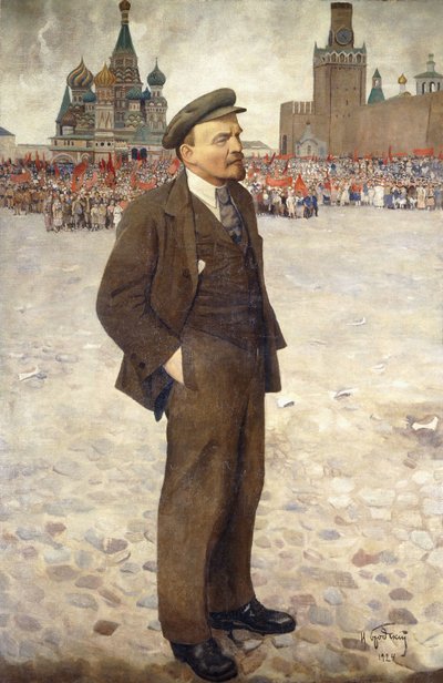 Lénine sur la Place Rouge - Isaak Israilevich Brodsky
