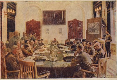 Réunion du Conseil militaire révolutionnaire, Russie soviétique - Isaak Israilevich Brodsky