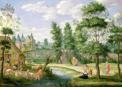 Figures dans les jardins d