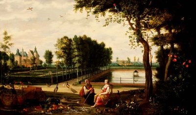 Vertumne et Pomone - Isaak van Oosten