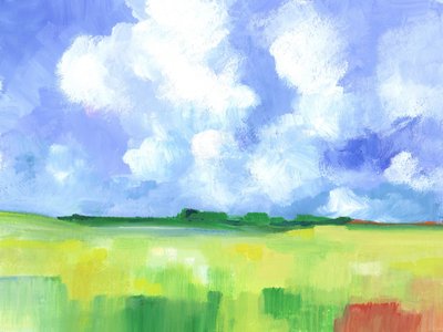 Paysage abstrait 03 - Isabelle Brent