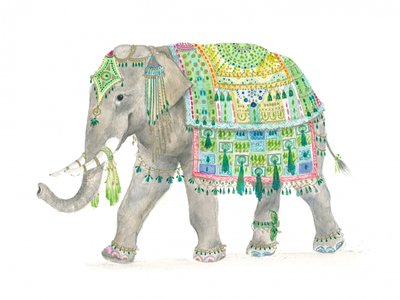Éléphant décoratif - Isabelle Brent