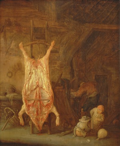 Abattage de porc - Isack van Ostade