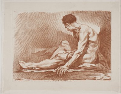 Modèle masculin assis - Isak Henningsen
