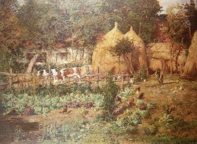 Les meules de foin - Isidor Verheyden