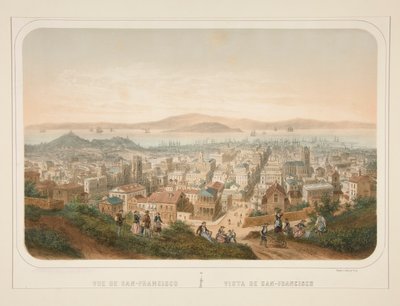 Vue de San-Francisco - Isidore Laurent Deroy