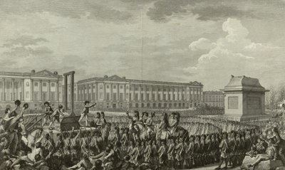 Exécution de Louis XVI - Isidore Stanislas Helman