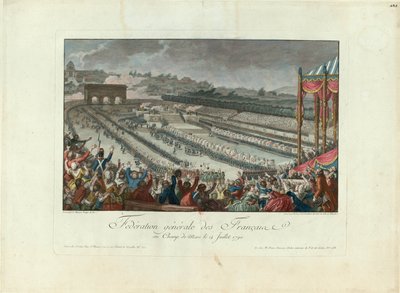La Fête de la Fédération au Champ de Mars le 14 juillet 1790, 1790 - Isidore Stanislas Helman