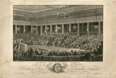 La nuit du 4 août 1789 à l