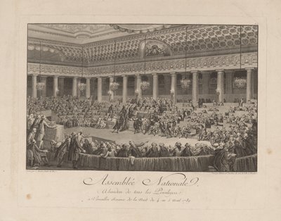 La Nuit du 4 août 1789 à l