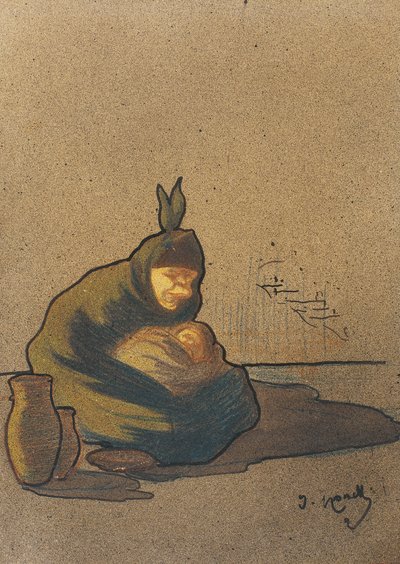 Femme Cretin à Boí - Isidre Nonell