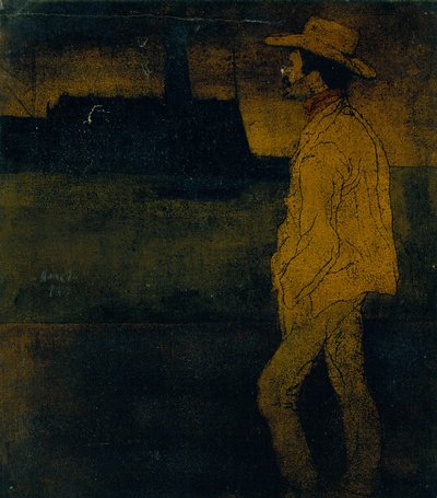 Soldat de retour de Cuba sur le quai - Isidre Nonell