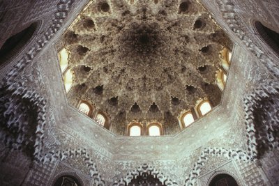 Plafond de la Salle des Abencerrajes - Islamic School