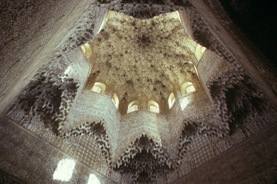 Plafond de la Salle des Abencerrajes - Islamic School