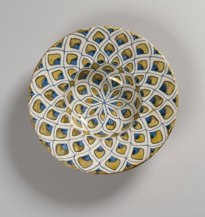 Assiette décorée, mauresque - Islamic School