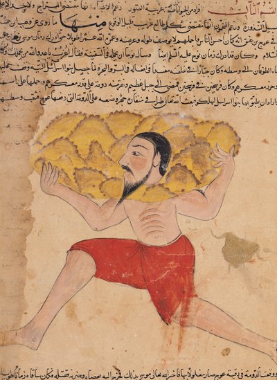 Ms E-7 fol.212a Géant portant des montagnes, de 